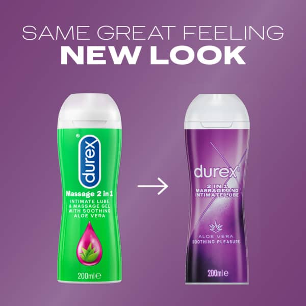 Durex Play Massage 2-in-1 med aloe vera, pumpflaska 200 ml