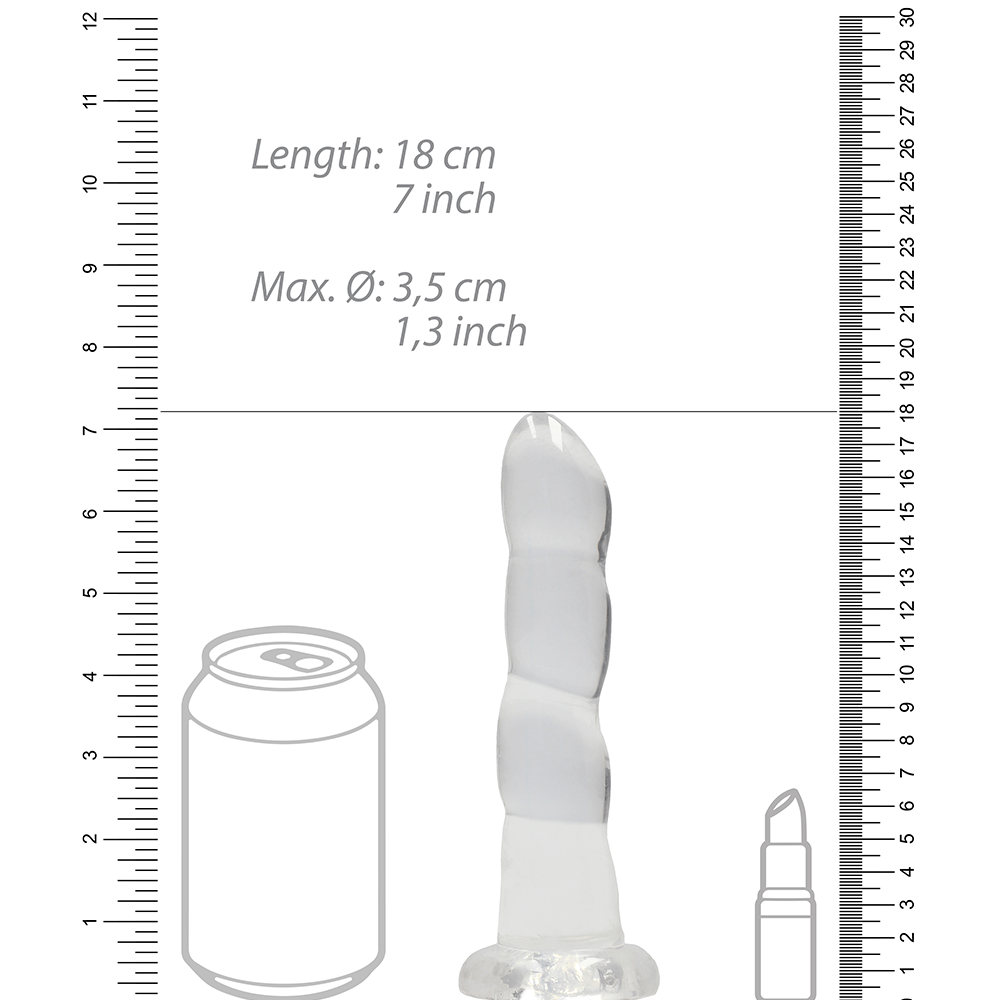 Real Rock Dildo Transparent - Lustly