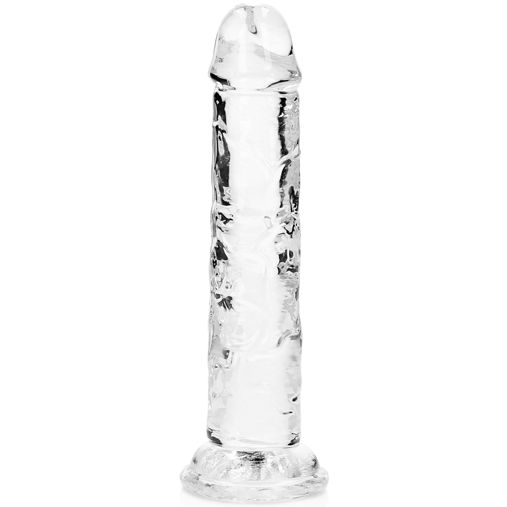 köp RealRock Dildo with Suction Cup Clear 14,5cm hos lustly.se.