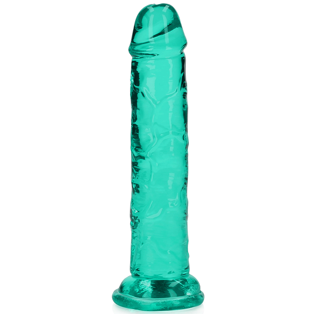 köp RealRock Dildo with Suction Cup Green 14,5cm hos lustly.se.