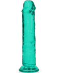 köp RealRock Dildo with Suction Cup Green 18cm hos Lustly.se.