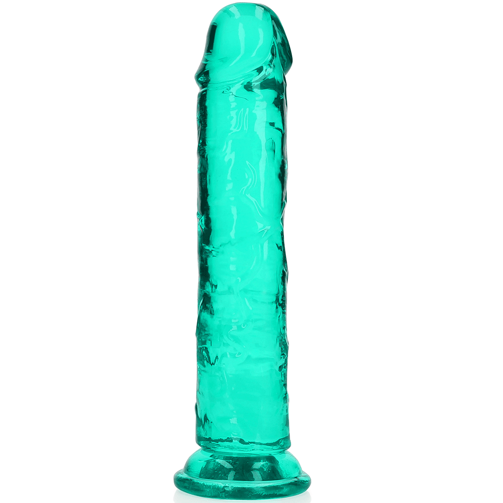 köp RealRock Dildo with Suction Cup Green 20cm hos lustly.se.