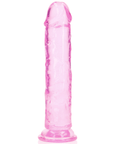 köp RealRock Dildo with Suction Cup Pink 20cm hos lustly.se.