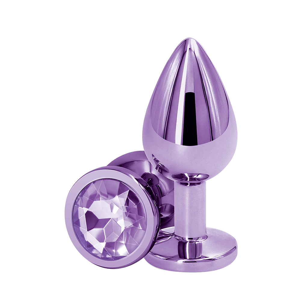 Rear Assets Buttplug Medium Purple mot vit bakgrund.