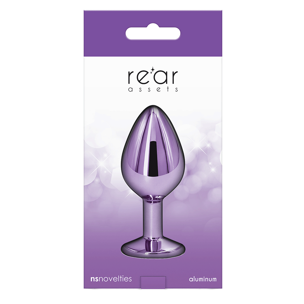Rear Assets Buttplug Medium Purple - Lustly
