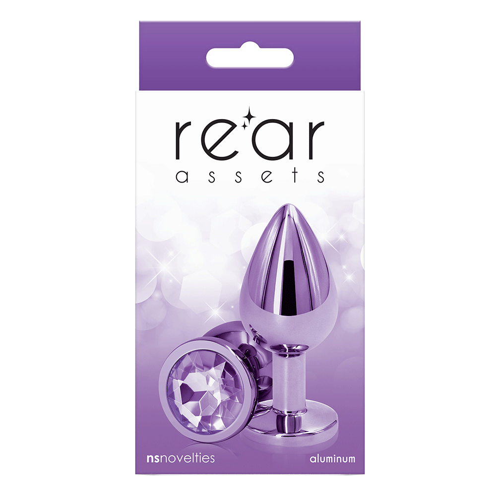 Rear Assets Buttplug Medium Purple - Lustly