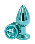 Rear Assets Buttplug Medium Teal mot vit bakgrund.