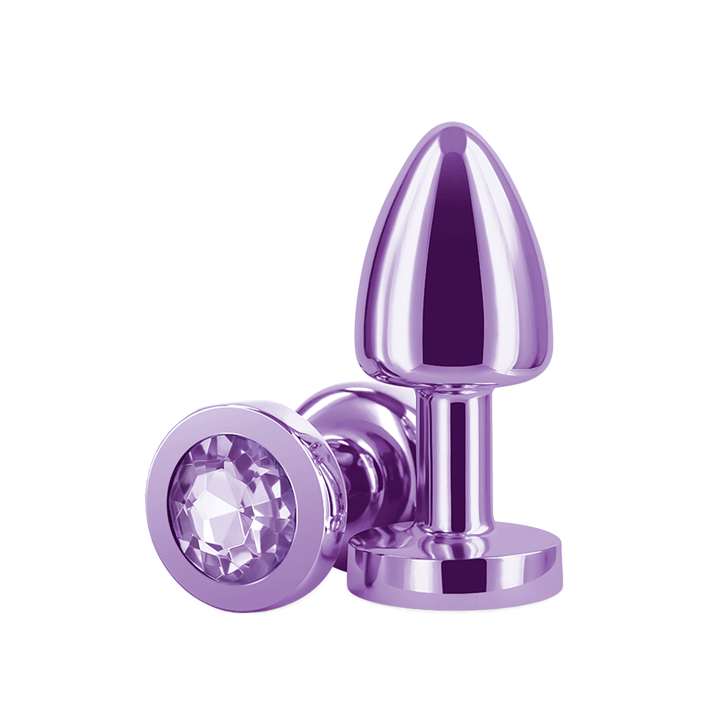 Rear Assets Petite Purple buttplug mot vit bakgrund. Köp på Lustly.se