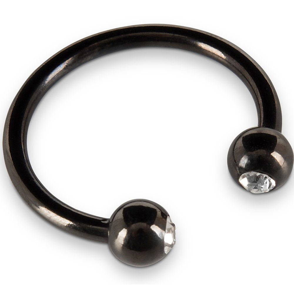 Rebel Glans Ring with Diamonds - Lustly