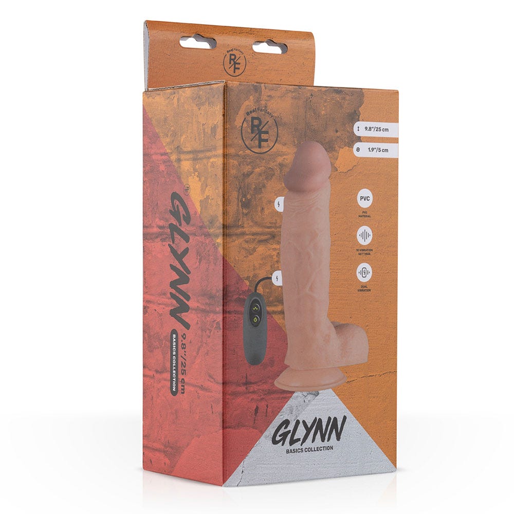 RF Glynn Realistic Vibrating Dildo - Lustly