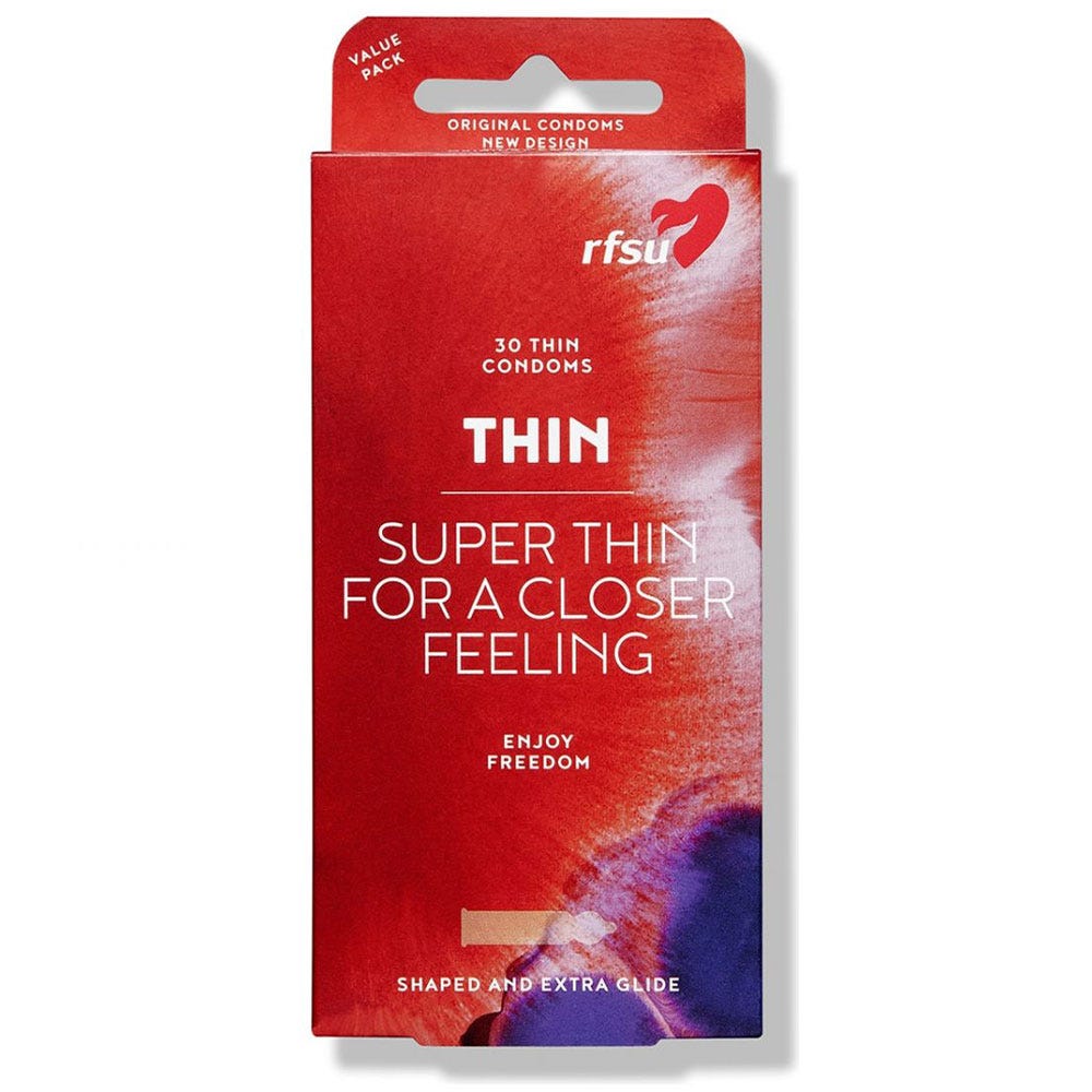 RFSU Thin 30 - pack Tunna Kondomer - Lustly
