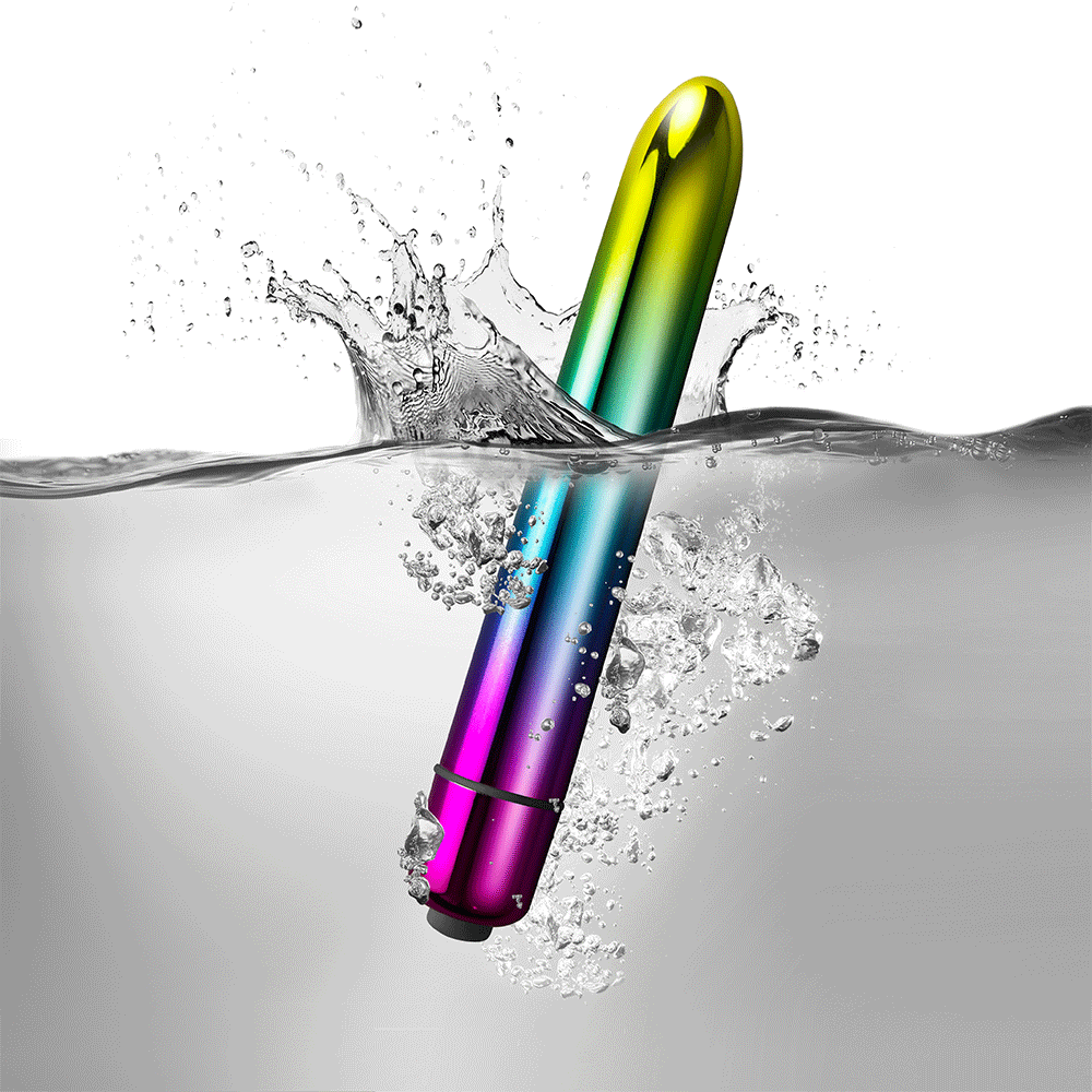 Rocks-Off Bullet Vibrator Rainbow i vatten