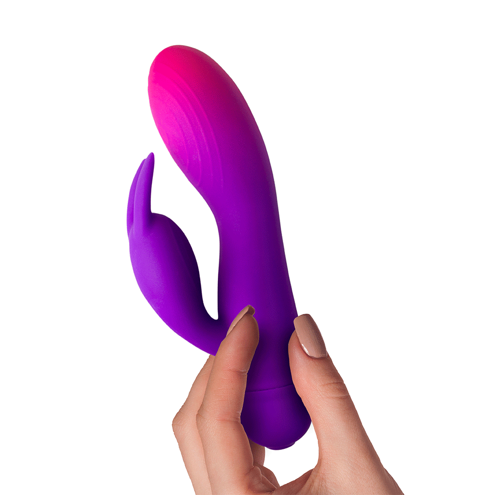 Rocks Off Glo - Girl Rabbitvibrator Lila - Lustly