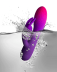 Rocks Off Glo-Girl Rabbitvibrator Lila i vatten