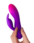 Rocks Off Glo-Girl Rabbitvibrator Lila i hand