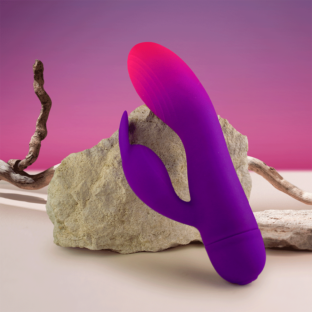 Rocks Off Glo-Girl Rabbitvibrator Lila mood bild