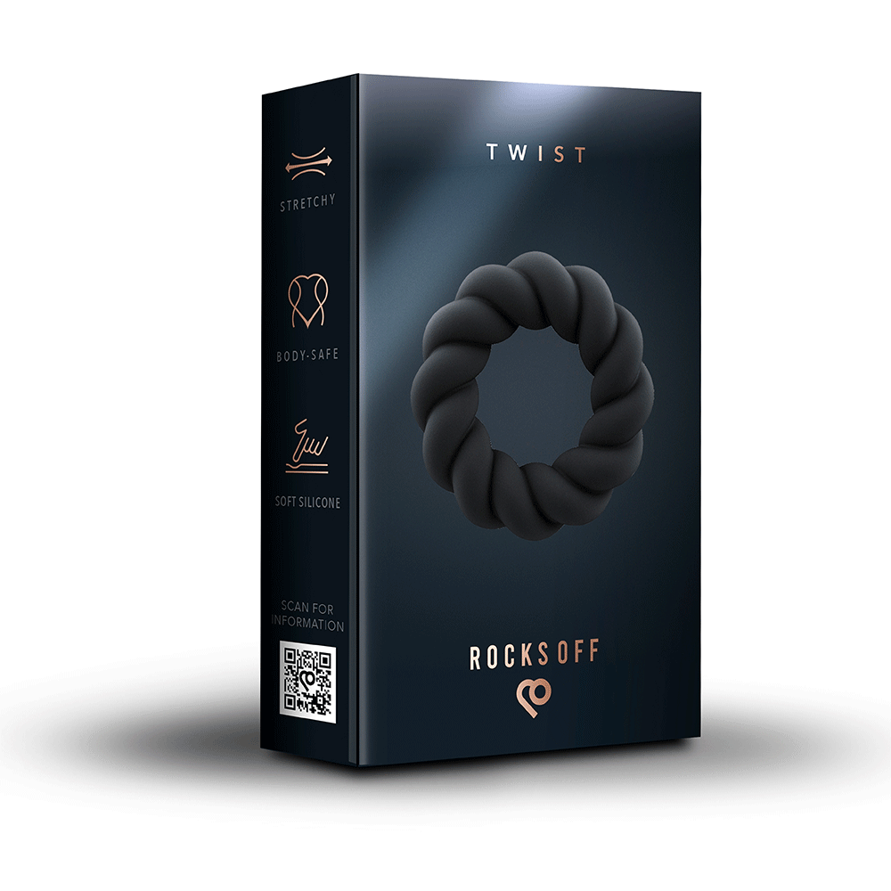 Rocks - off Twist Liquid Silicone Ring - Lustly