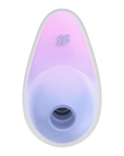 Framsida av Satisfyer Pixie Dust Violet Pink mot vit bakgrund. Lustly.se