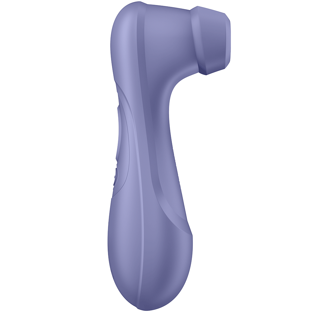 Satisfyer Pro 2 Generation 3 Connect App Lilac i sidvy mot vit bakgrund