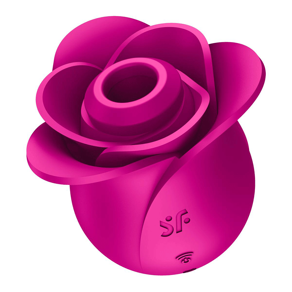 Satisfyer Pro 2 Modern Blossom lutandes mot vit bakgrund.