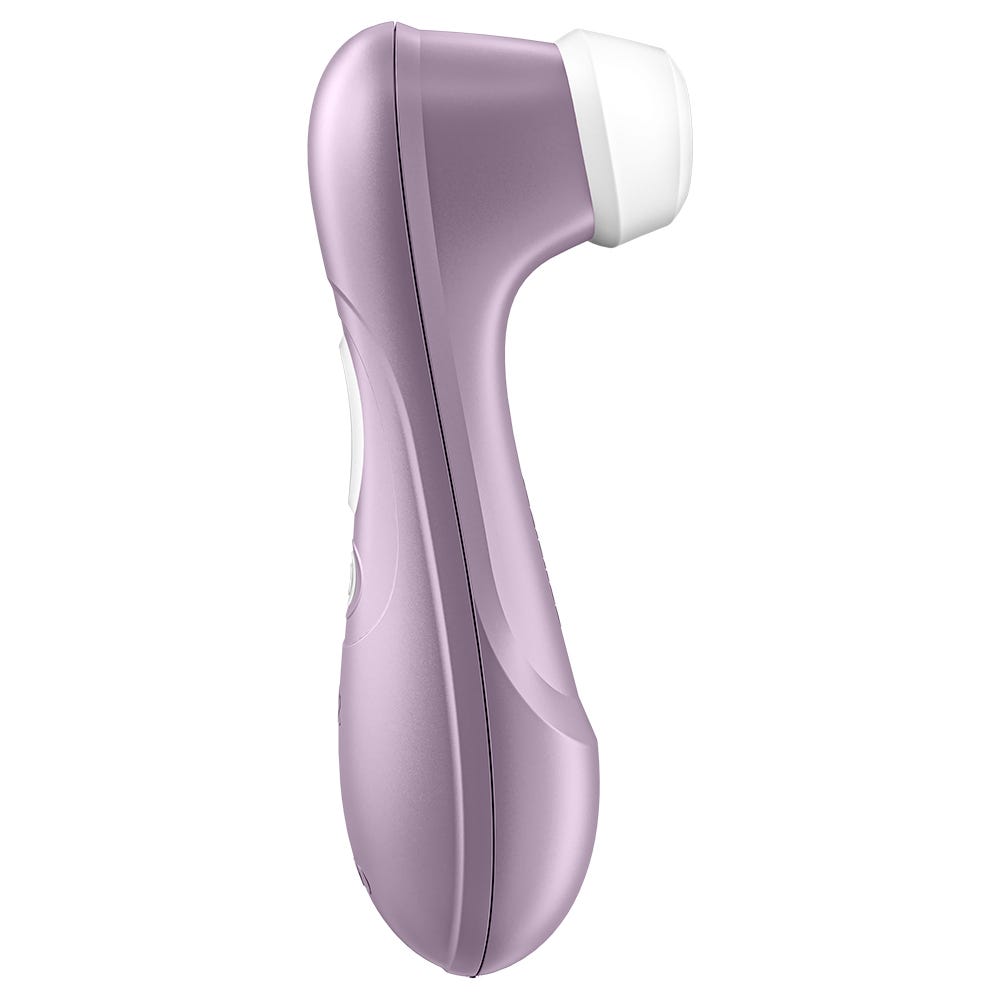 Satisfyer Pro 2 Violet Lufttrycksvibrator från ena sidan