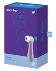 Satisfyer Pro 2 Violet Lufttrycksvibrator med förpackning 