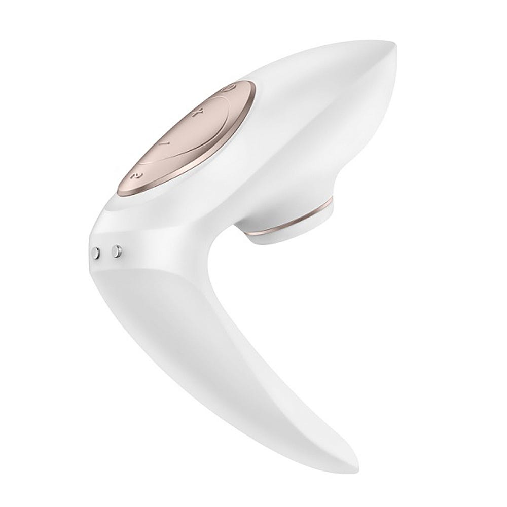 Satisfyer Pro 4 Couples Parvibrator i vit färg