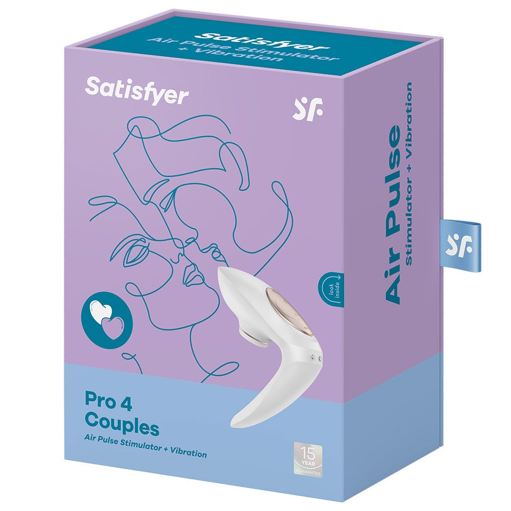 Satisfyer Pro 4 Couples Parvibrator med förpackning