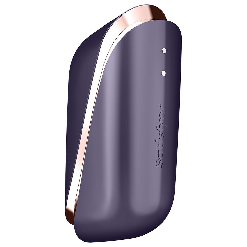 Satisfyer Pro Traveler Lufttrycksvibrator kan stängas med hjälp av det smarta locket