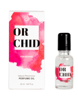 Secret Play Orchid Perfume 20ml och produktförpackning ståendes mot vit bakgrund.