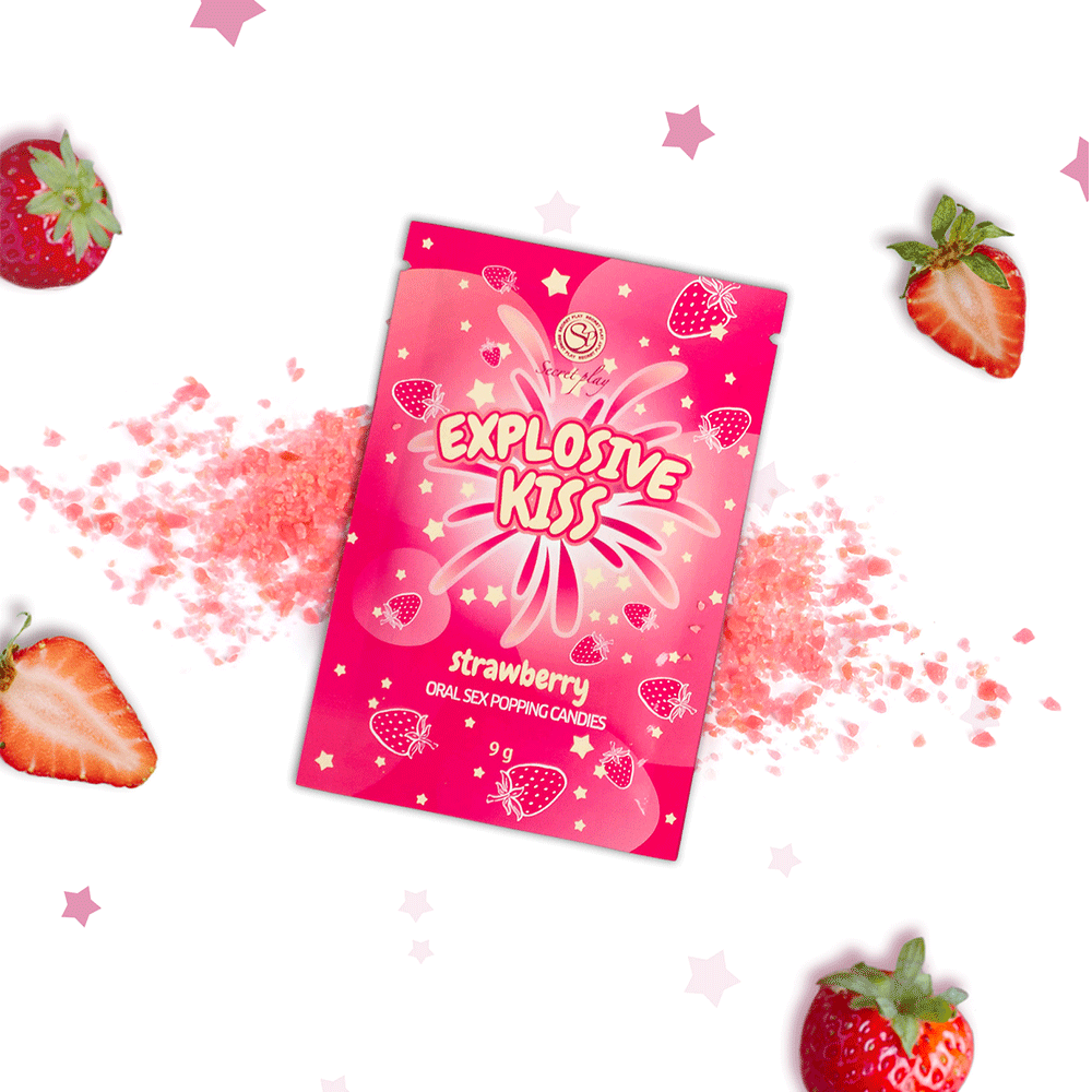 Secret Play Popping Candies Strawberry - Lustly