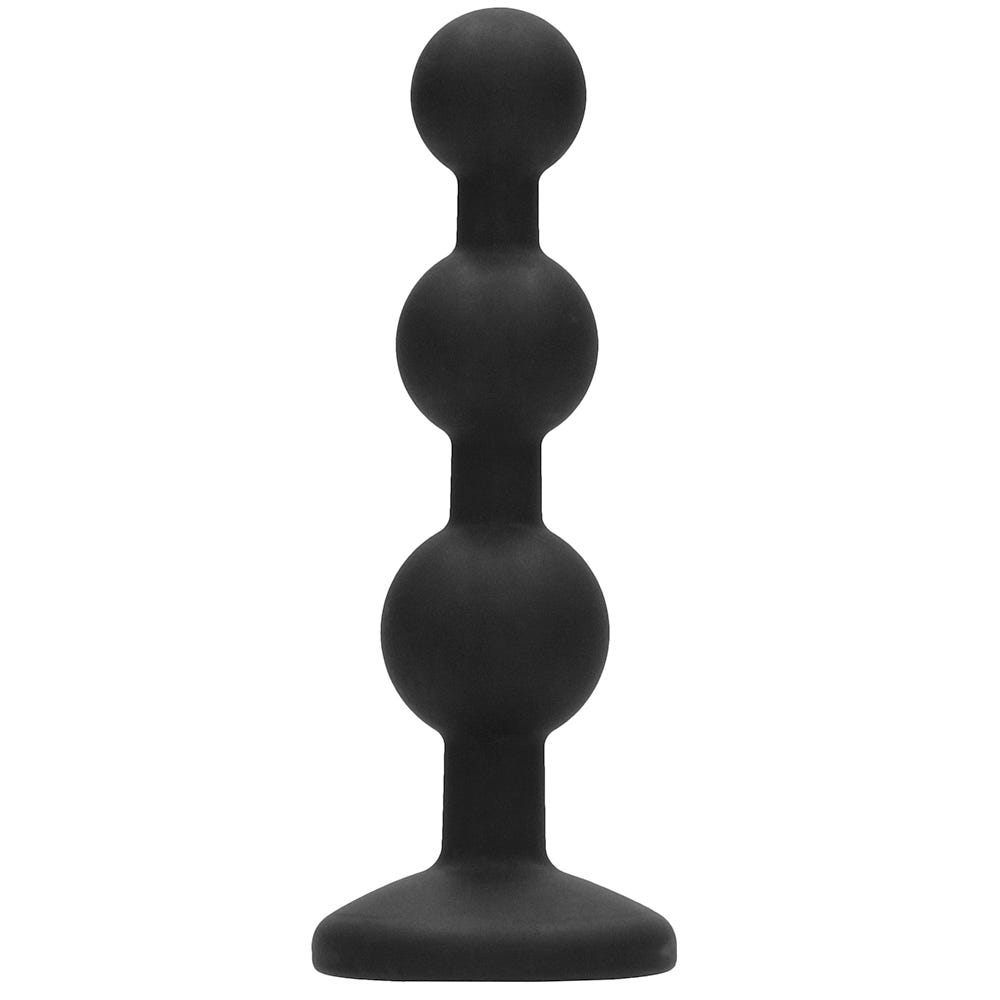 Silicone Beaded Diamond Butt Plug - Lustly