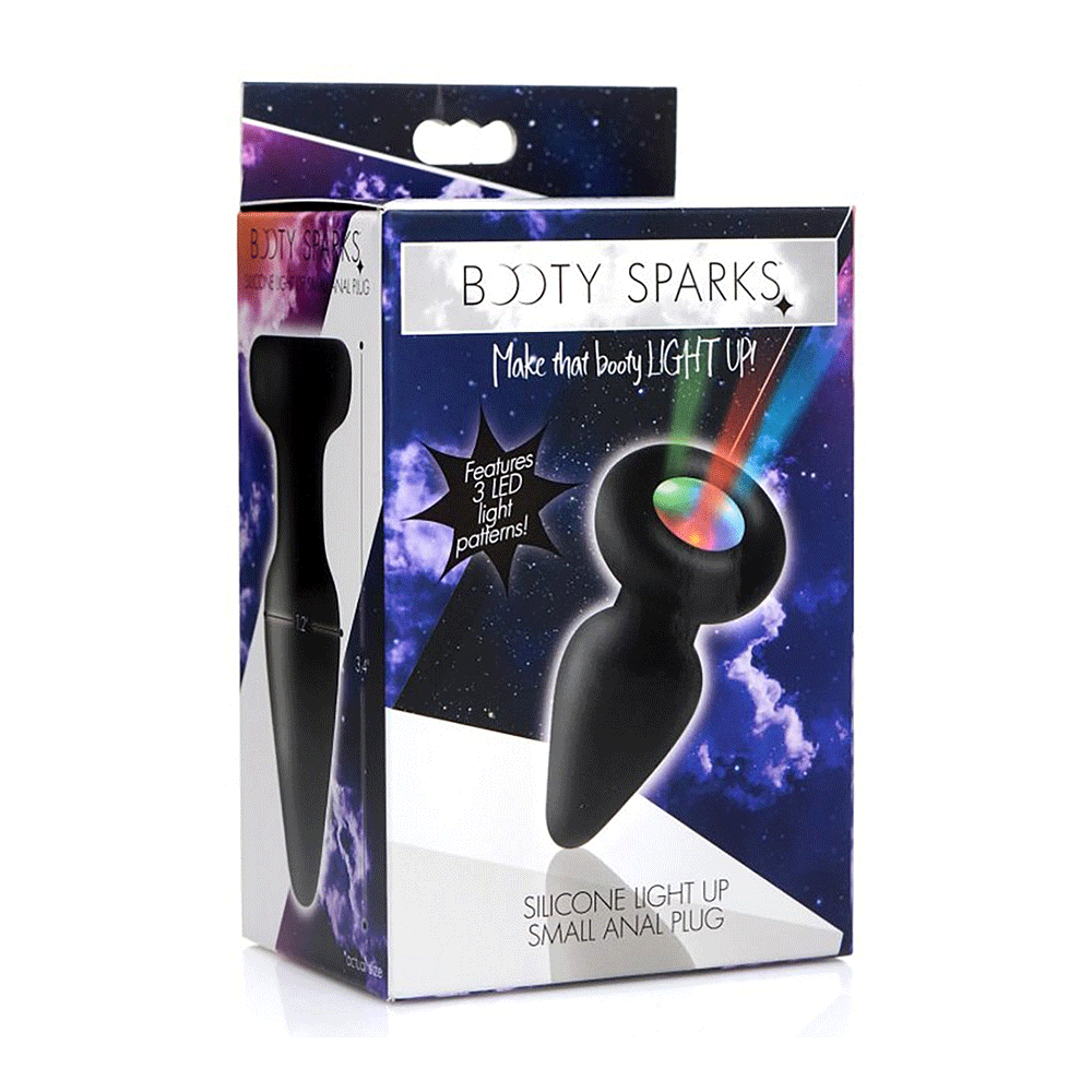Silicone Light Up Butt Plug Small - Lustly