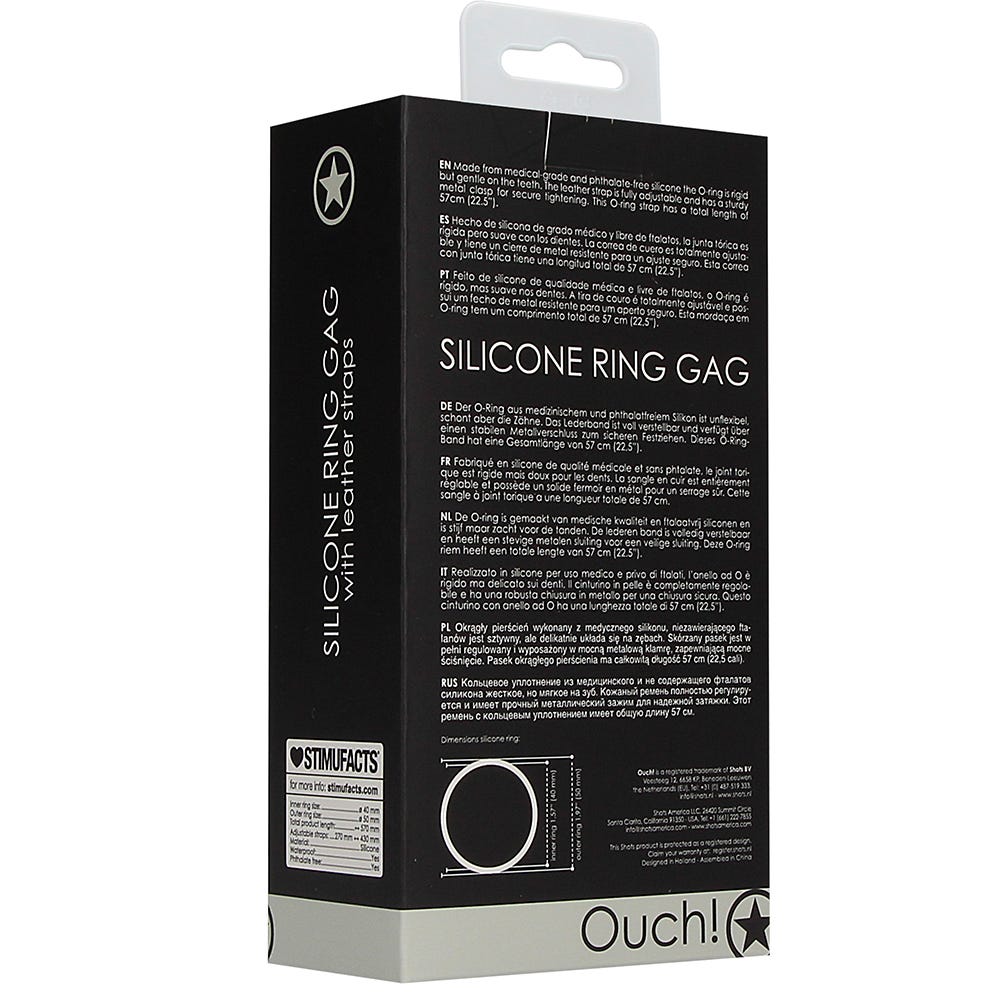 Silicone Ring Gag - Lustly