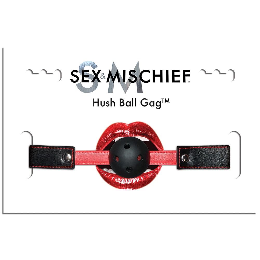 Sportsheets S&amp;M Hush Gagball Svart - Lustly