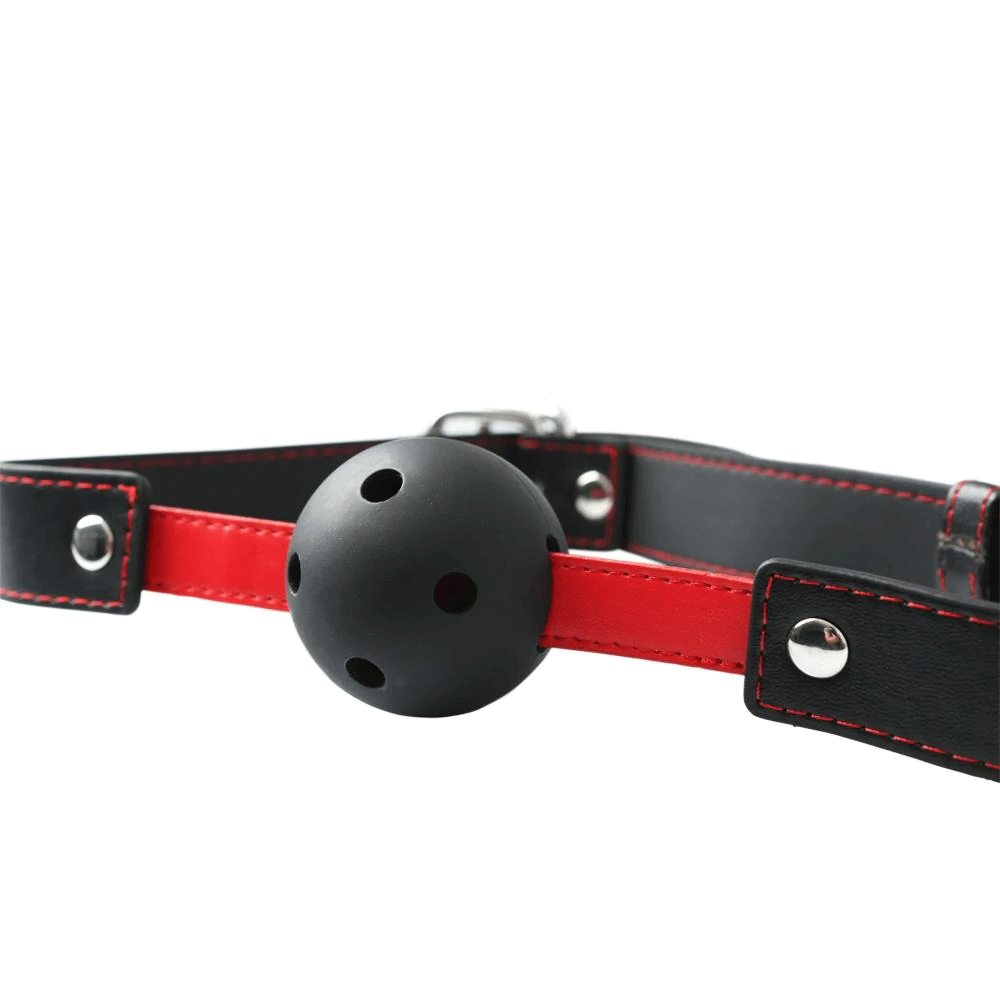 Sportsheets S&amp;M Hush Gagball Svart - Lustly