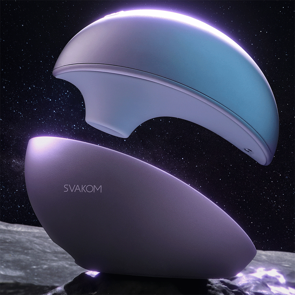 Svakom Pulse Galaxie Lilac Lufttrycksvibrator - Lustly