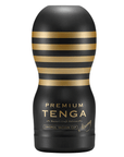 Tenga Premium Original Vacuum Cup Strong ståendes mot vit bakgrund. Köp realistisk masturbator och andra vuxenleksaker på Lustly.se