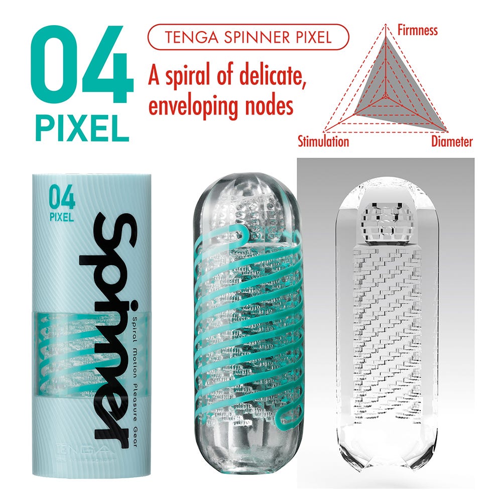 Tenga Spinner Masturbator Pixel - Lustly