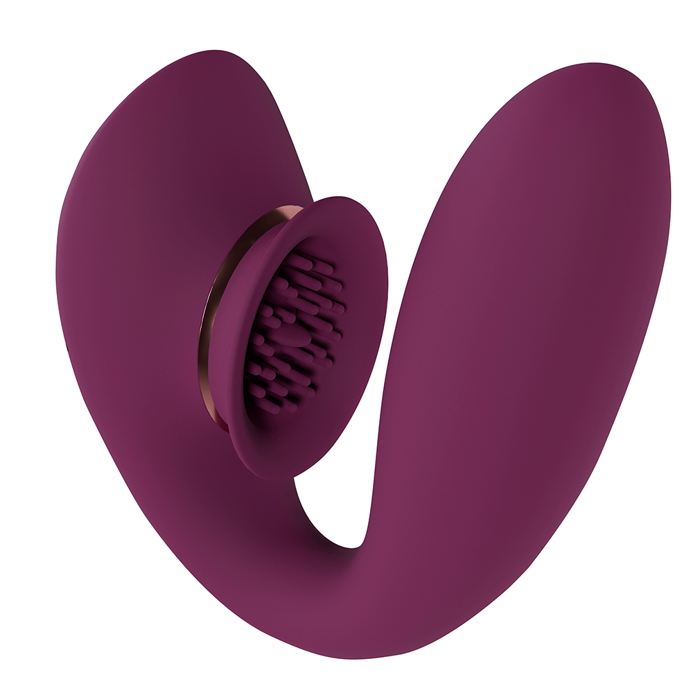 Twitch 3 Burgundy Rabbitvibrator - Lustly