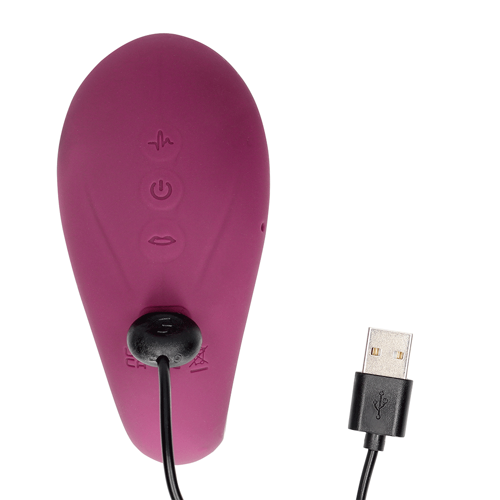 Twitch 3 Burgundy Rabbitvibrator - Lustly