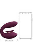 Twitch 3 Burgundy Rabbitvibrator - Lustly