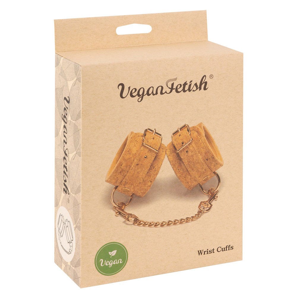 Vegan Handcuffs Beige - Lustly