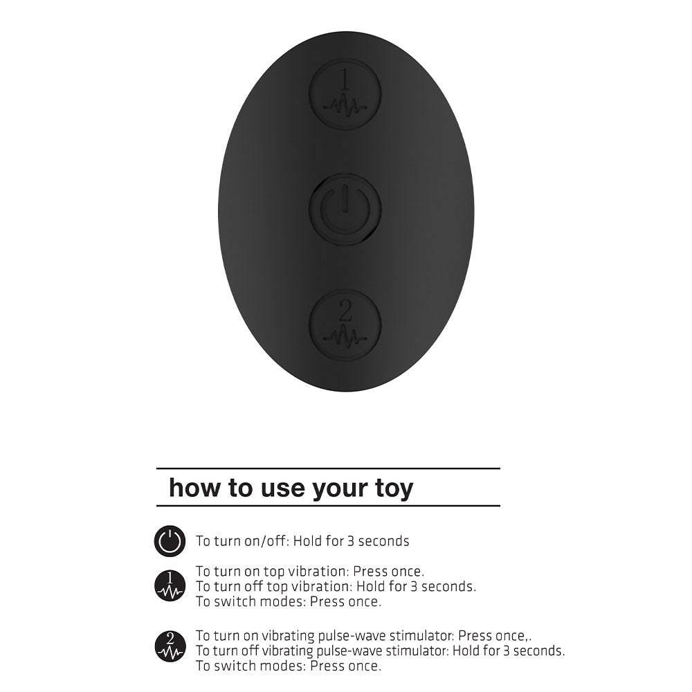Vive Enora Wand &amp; Vibrator Black - Lustly