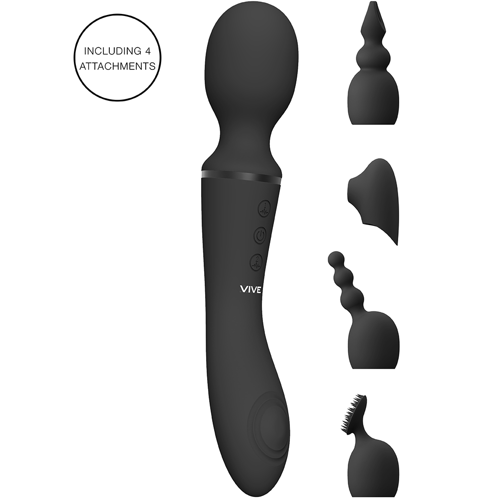 Köp Vive Nami Wand & Vibrator With Attachments hos lustly.se