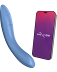 We-Vibe Rave 2 bredvid en smartphone mot vit bakgrund.