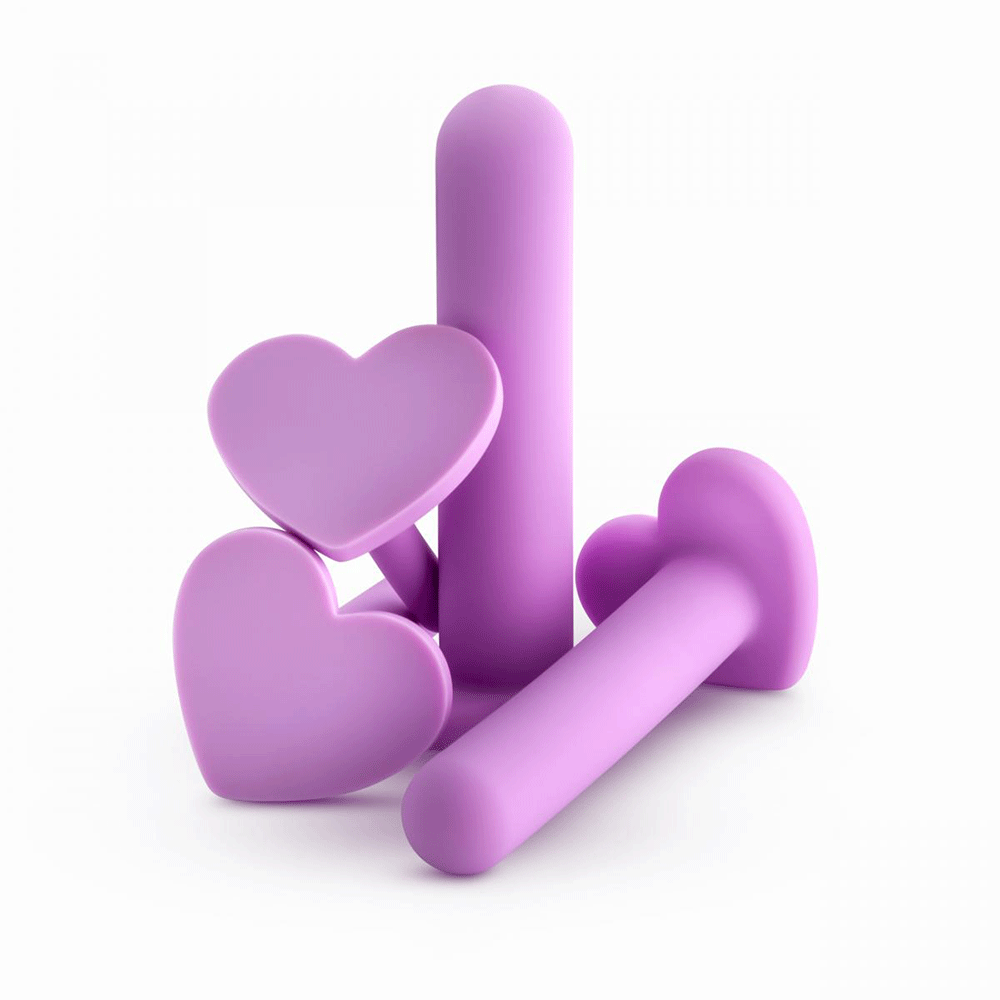 Wellness Silicone Vaginal Dilator Kit mot vit bakgrund.