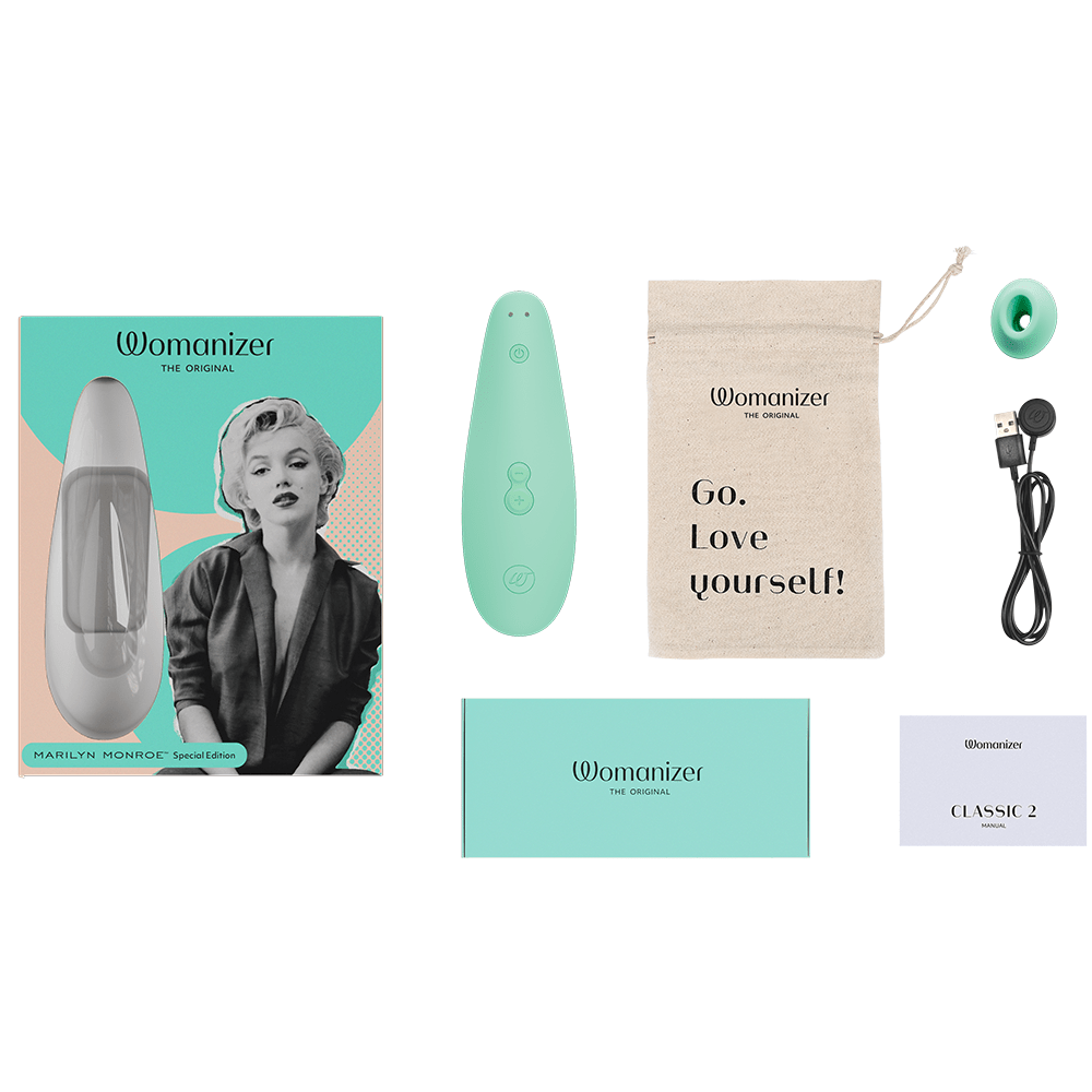 Womanizer Classic 2 Marilyn Monroe Mint Lufttrycksvibrator - Lustly