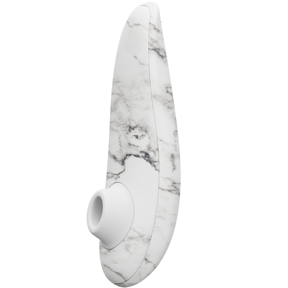 Womanizer Classic 2 Marilyn Monroe White Marble lufttrycksvibrator från sidan