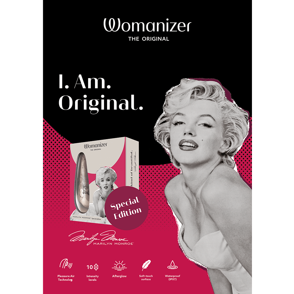 Womanizer Classic 2 Marilyn Monroe White Marble Lufttrycksvibrator - Lustly
